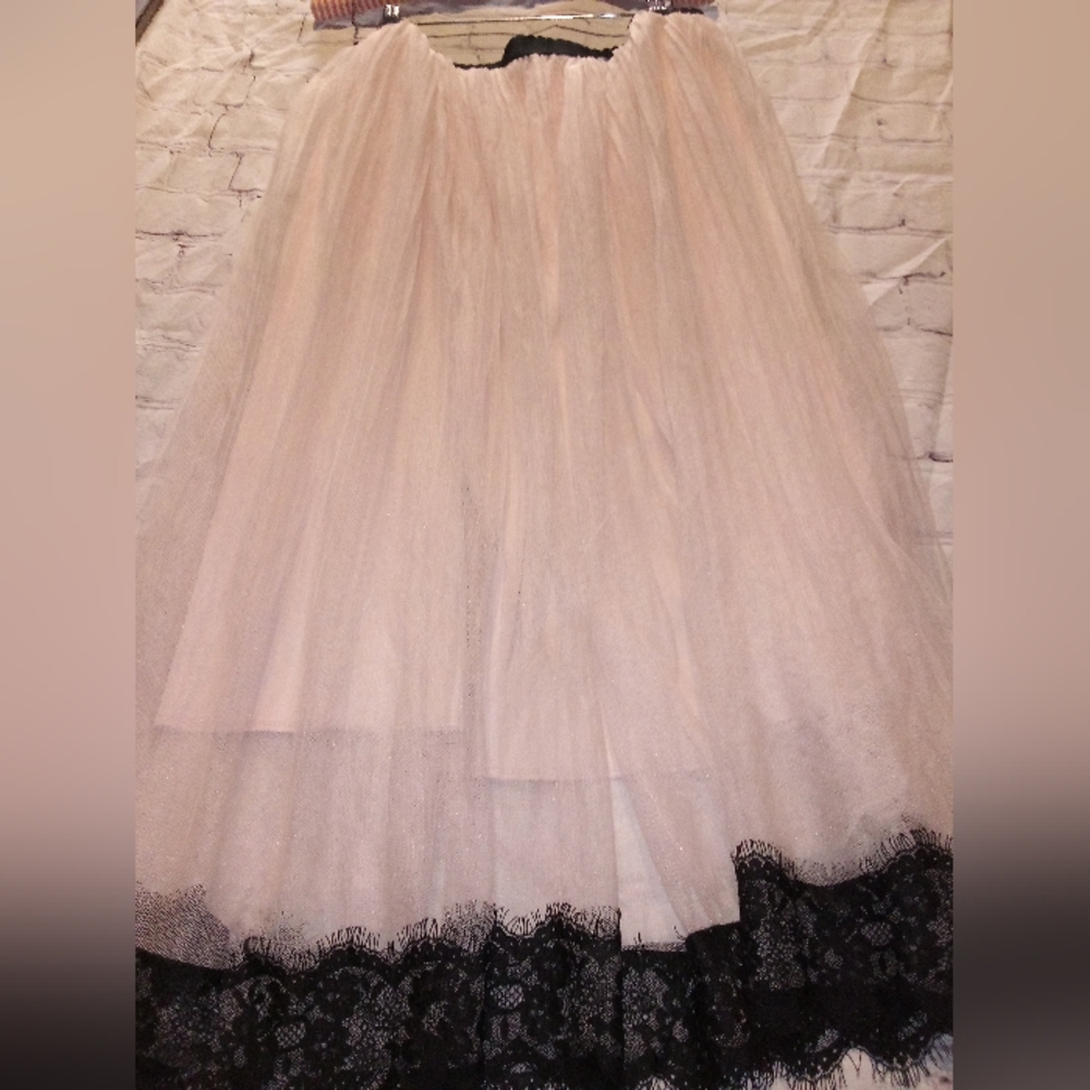 Gorgeous lace skirt with nice lace trim.
